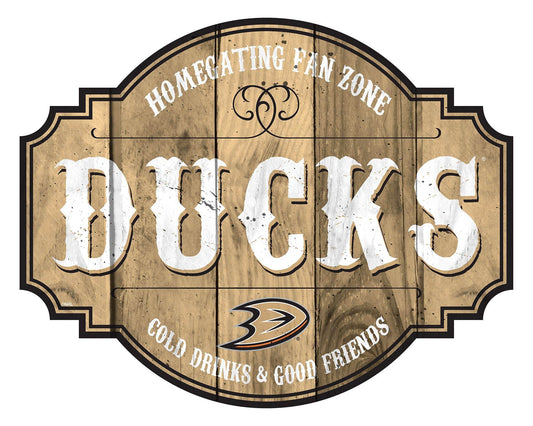 Anaheim Ducks Wood Sign 12 Inch Homegating Tavern Decor - ToylandEU