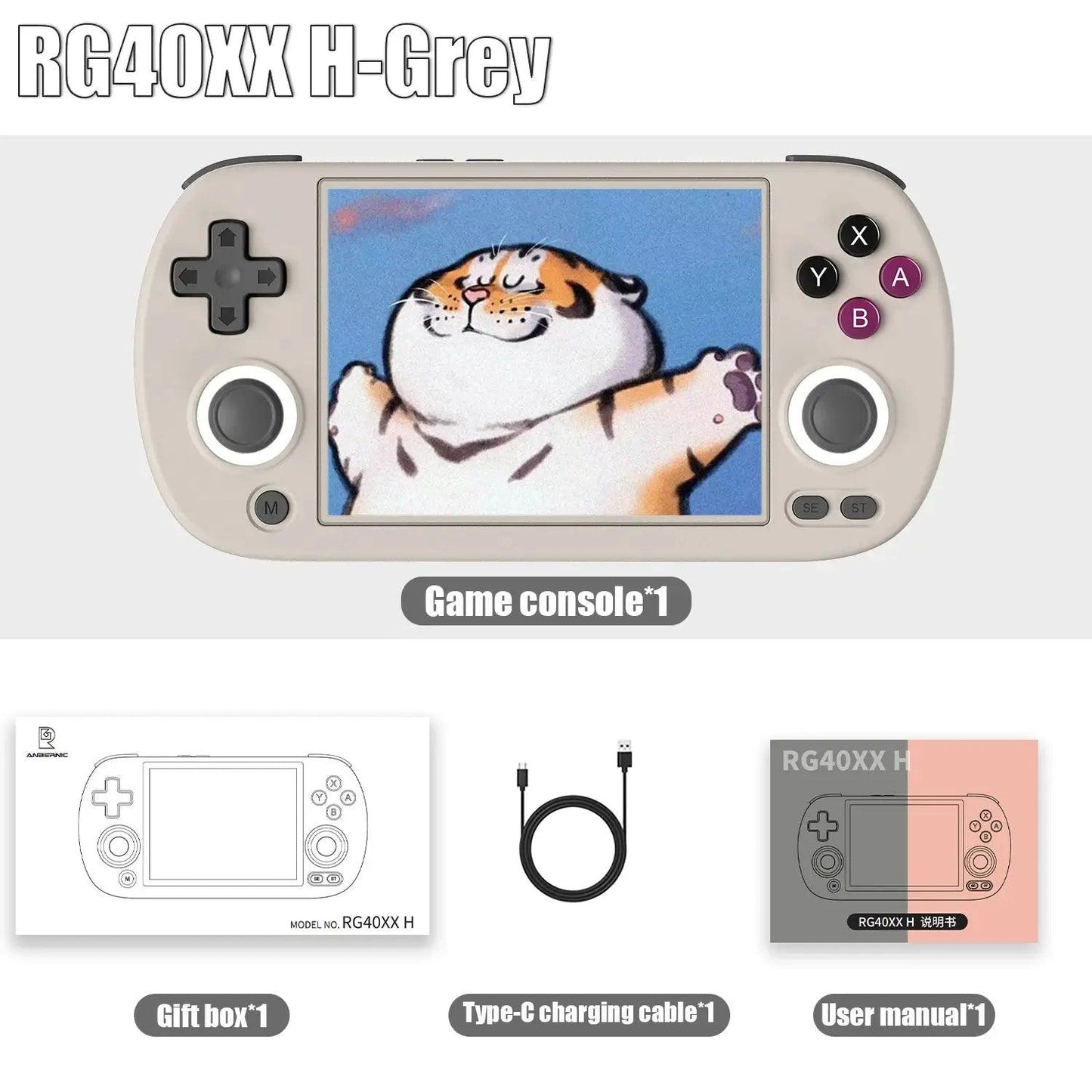  Anbernic RG40XX H Handheld Game Console 5K IPS Screen -  ToylandEU™