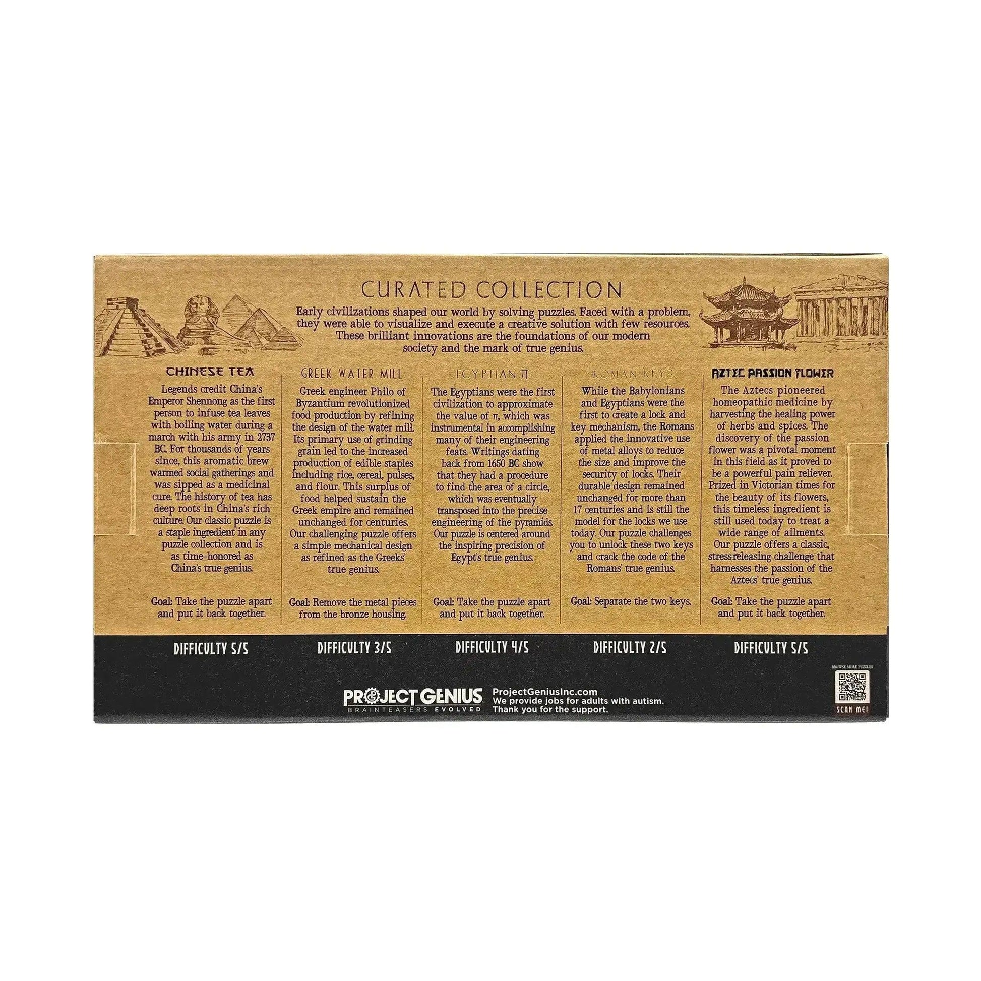  Ancient Civilizations Puzzle Set Wooden Brainteasers -  ToylandEU™