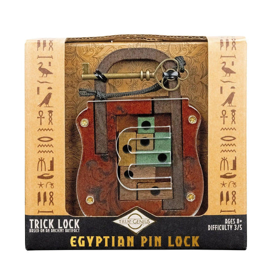  Ancient Egyptian Pin Lock Puzzle Key Tool Brainpower -  ToylandEU™