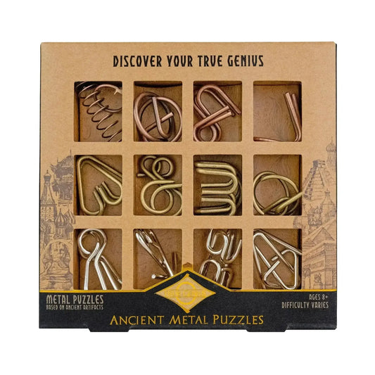 Ancient Metal Puzzles 12 Pack Celebrating Metallurgy - ToylandEU