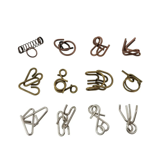 Ancient Metal Puzzles 12 Pack Celebrating Metallurgy - ToylandEU