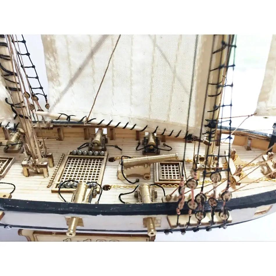  Ancient Ship Model Kit Luxurious CNC Brass Cannons -  ToylandEU™