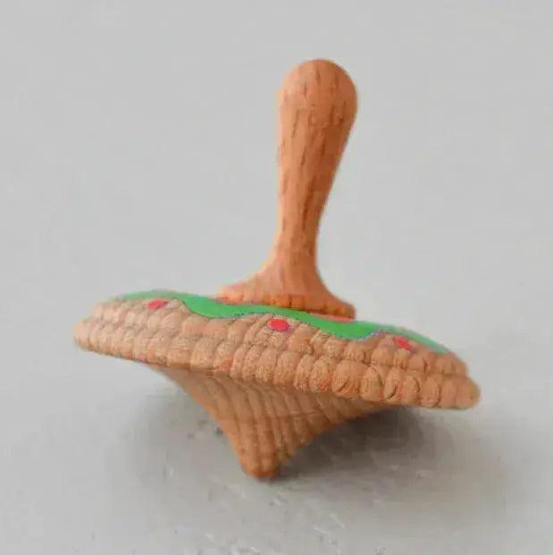  Ancient Wooden Spinning Top Toy Balanced Inertia -  ToylandEU™