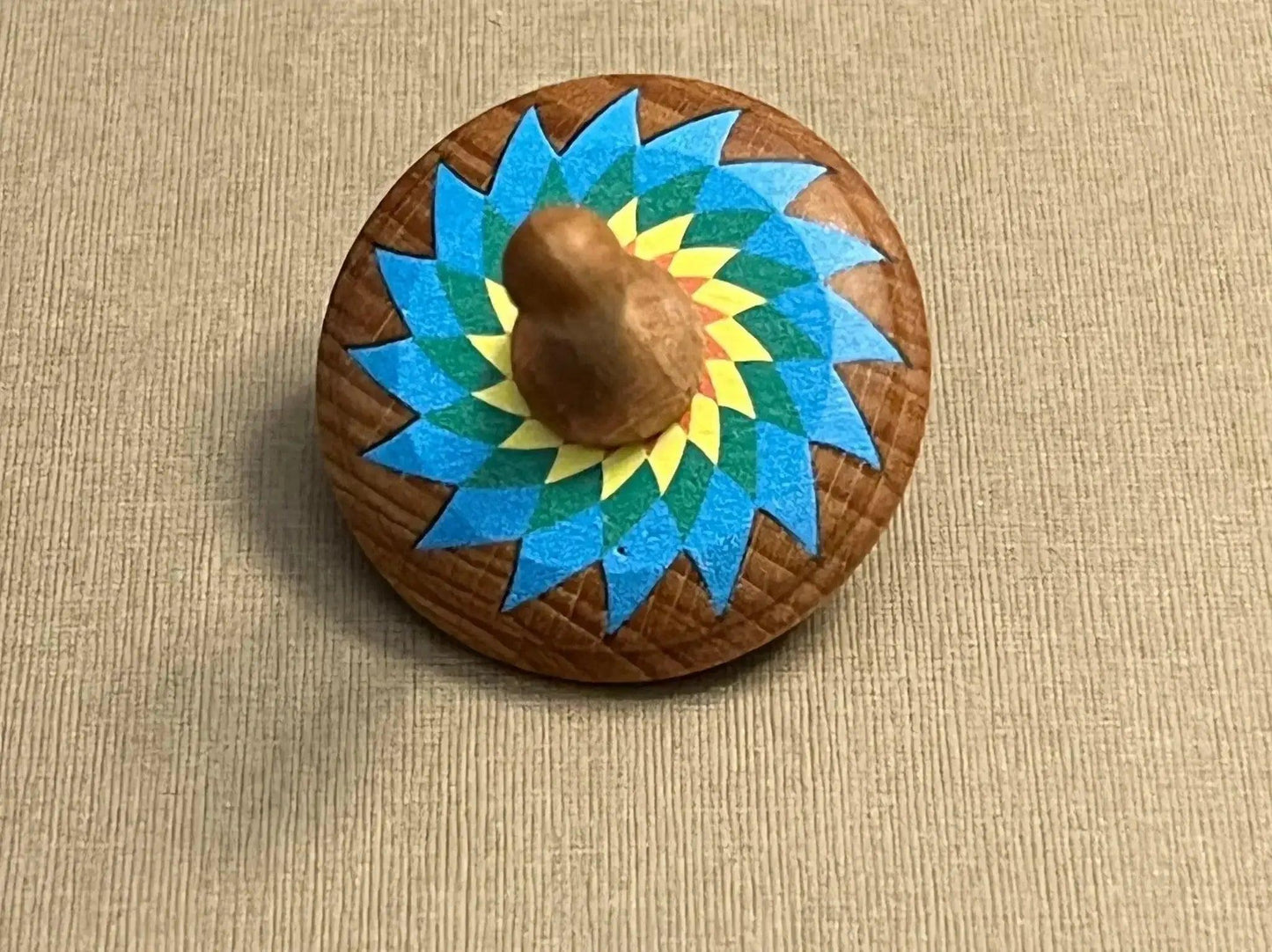  Ancient Wooden Spinning Top Toy Balanced Inertia -  ToylandEU™