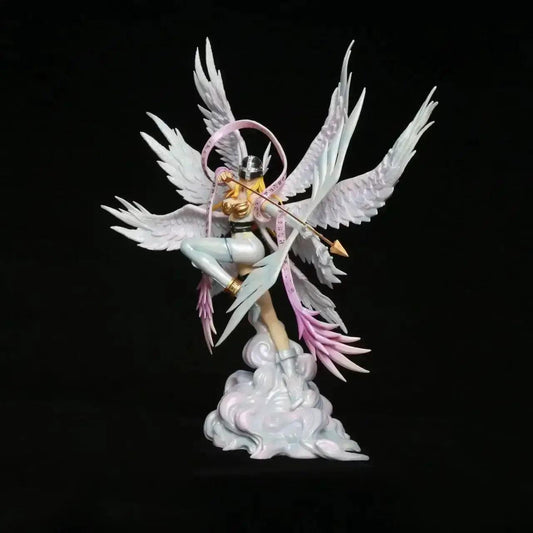  Angewomon Anime Figurine, Digimon Digital Monster Action Figures Bow Shooting Goddess Statue 26 CM -  ToylandEU™