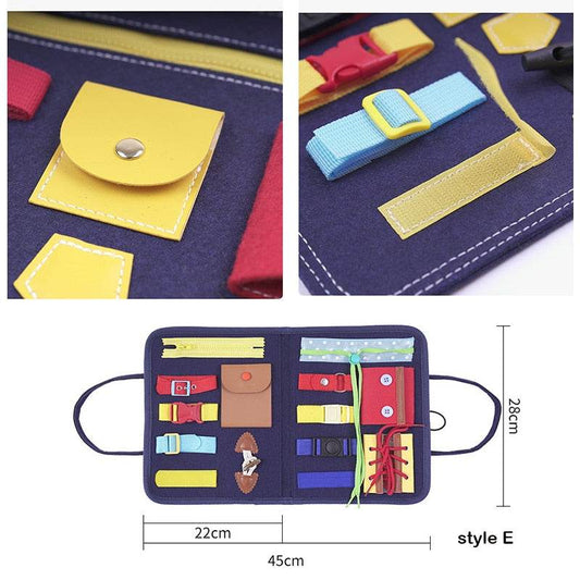 Animal Adventure Montessori Sensory Board for Early Learning Fun - ToylandEU