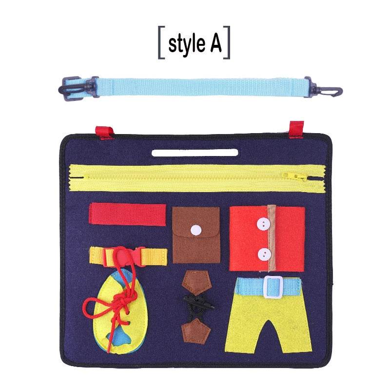 Монтесори сензорна дъска за приключения с животни за забавление в ранна възраст - ToylandEU