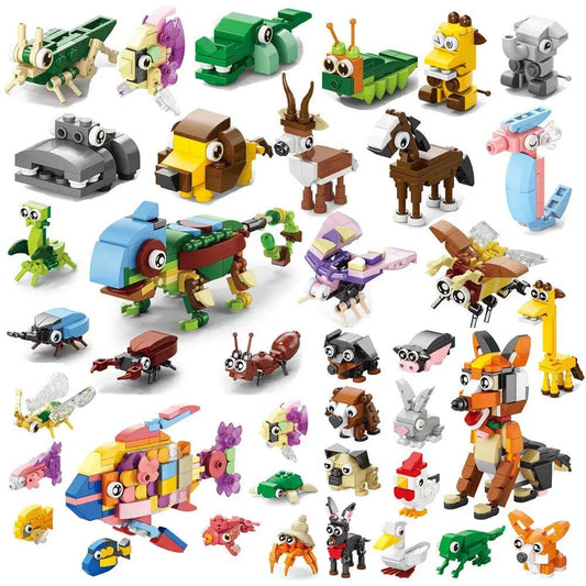  Animal Building Blocks Set Lego Compatible Educational -  ToylandEU™