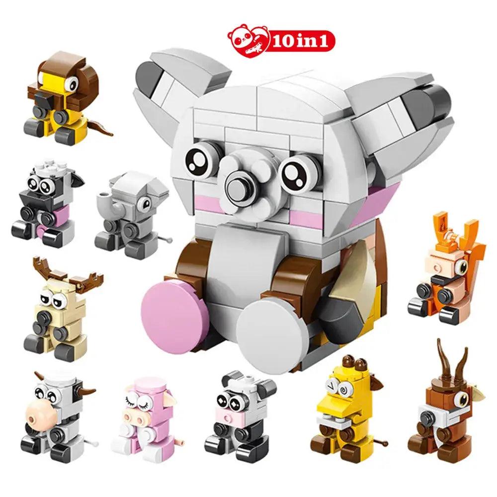  Animal Building Blocks Set Lego Compatible Educational -  ToylandEU™