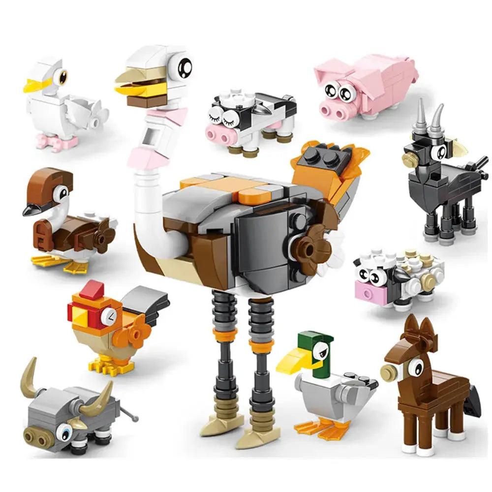  Animal Building Blocks Set Lego Compatible Educational -  ToylandEU™