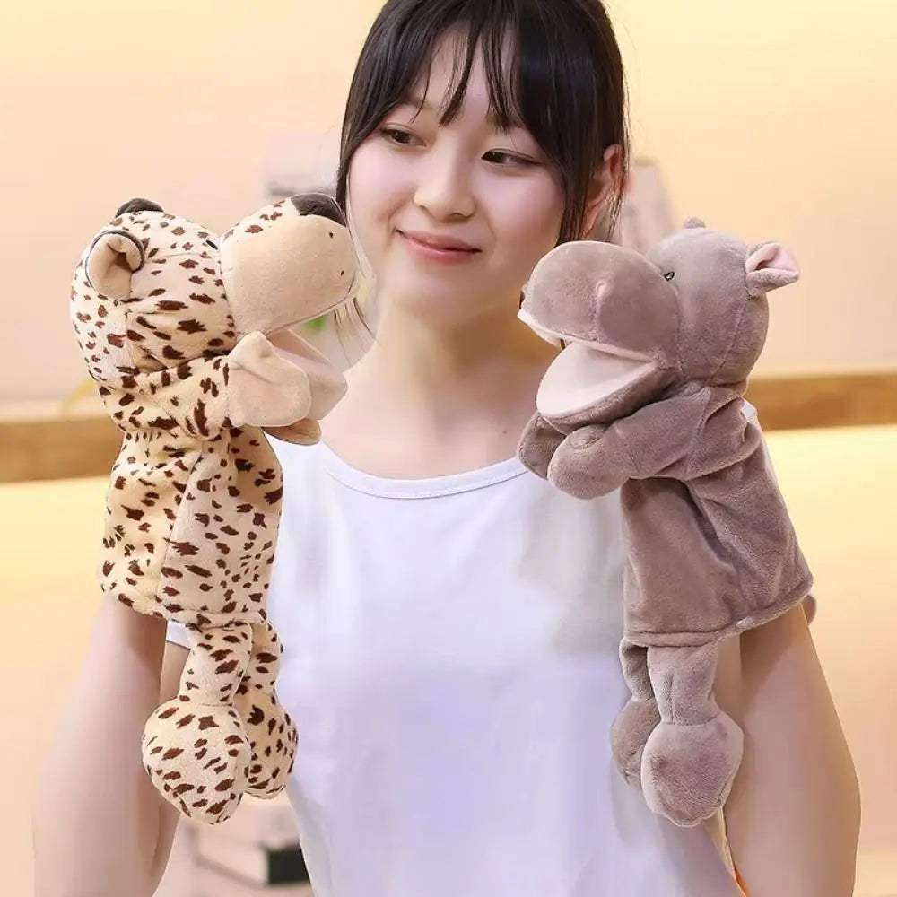 Animal Hand Puppet | Soft Plush Jungle | Toylandeu™