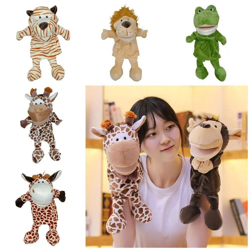 Animal Hand Puppet | Soft Plush Jungle | Toylandeu™