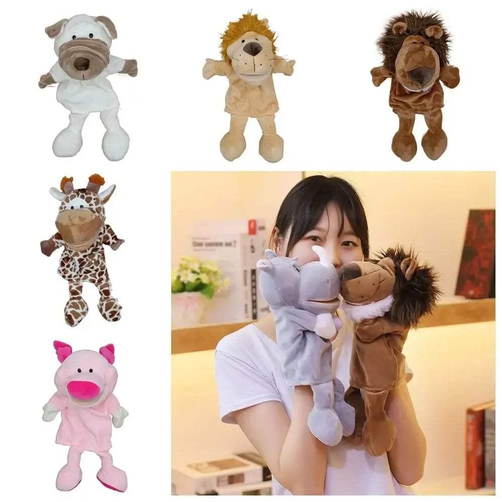 Animal Hand Puppets | Soft Plush 35 cm | Toylandeu™