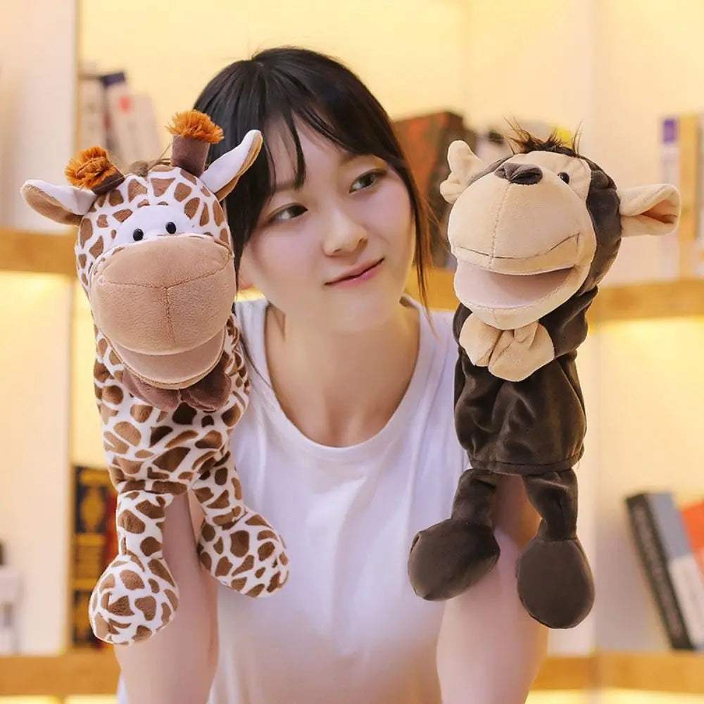 Animal Hand Puppets | Soft Plush 35 cm | Toylandeu™