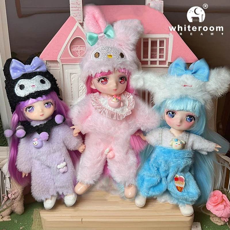Animal Shaped Clothing BJD Doll 16CM Cute Dress Up Toy - ToylandEU