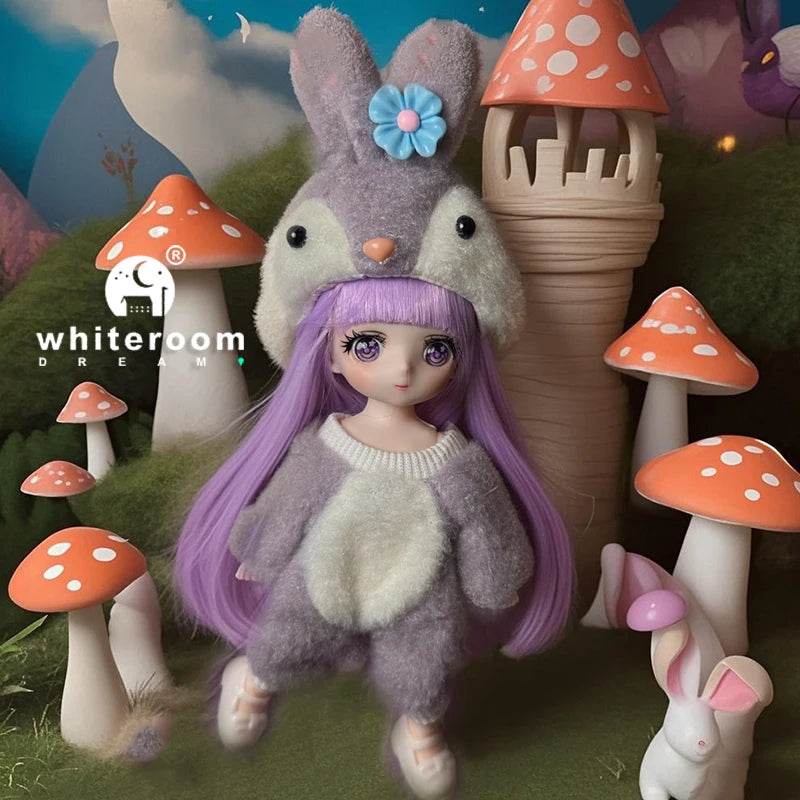 Animal Shaped Clothing BJD Doll 16CM Cute Dress Up Toy - ToylandEU