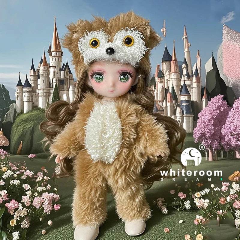 Animal Shaped Clothing BJD Doll 16CM Cute Dress Up Toy - ToylandEU