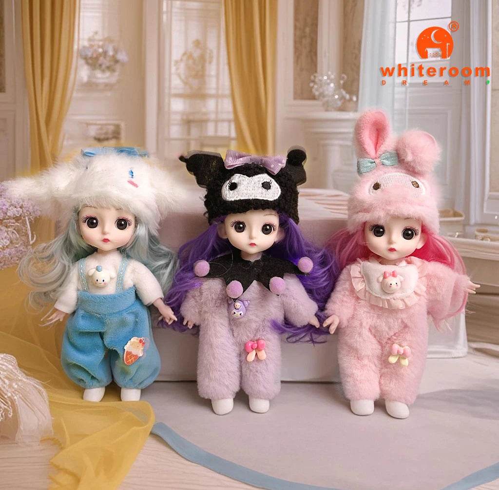 Animal Shaped Clothing BJD Doll 16CM Cute Dress Up Toy - ToylandEU