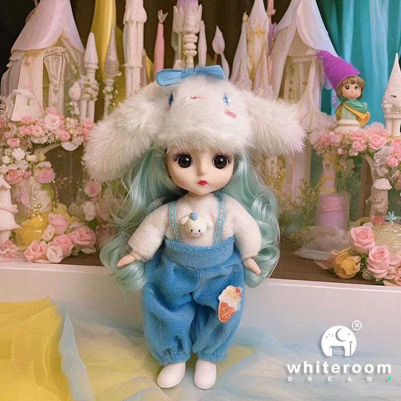 Animal Shaped Clothing BJD Doll 16CM Cute Dress Up Toy - ToylandEU