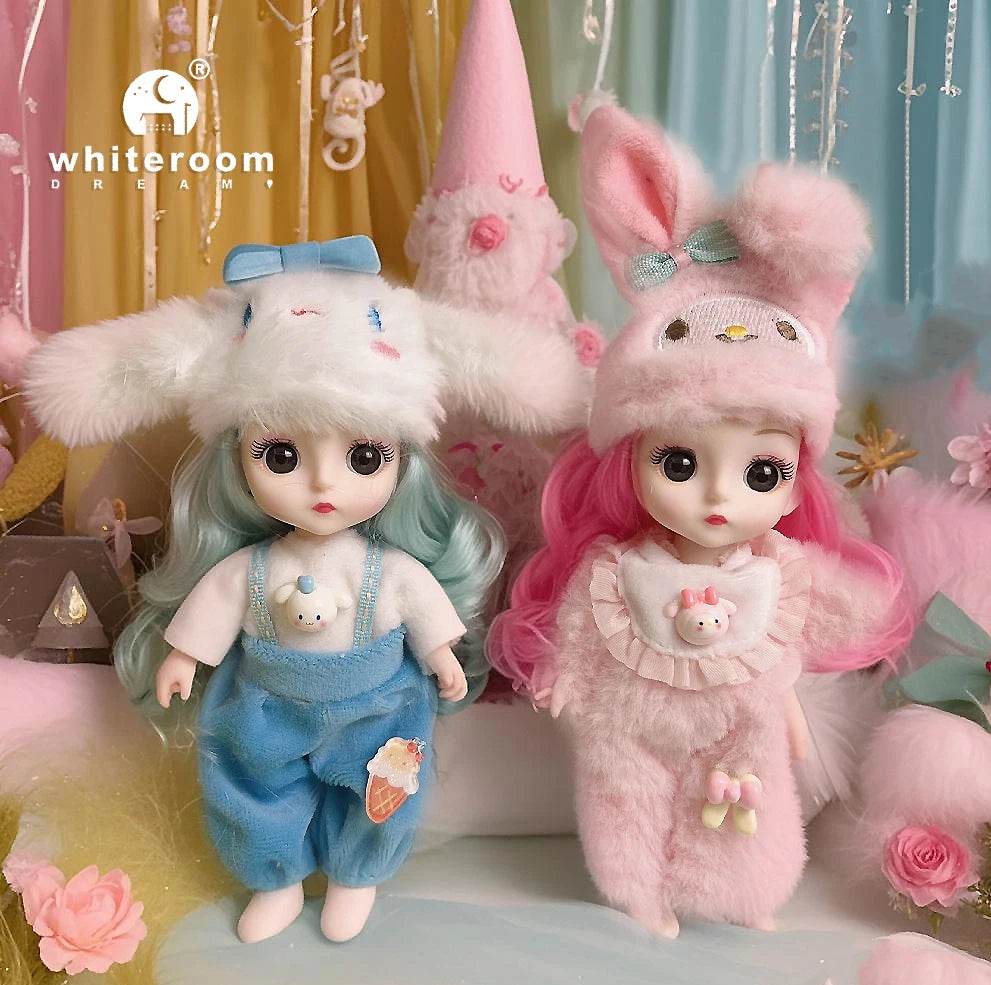 Animal Shaped Clothing BJD Doll 16CM Cute Dress Up Toy - ToylandEU