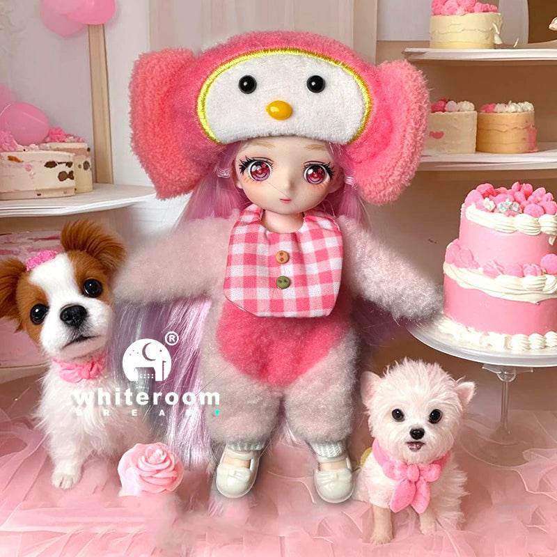 Animal Shaped Clothing BJD Doll 16CM Cute Dress Up Toy - ToylandEU