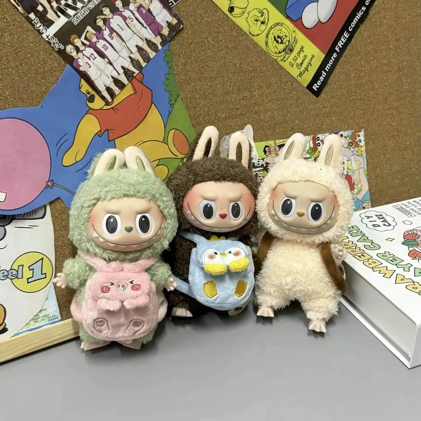  Animal Style 17Cm Labubu Backpack Doll Clothes Accessory -  ToylandEU™