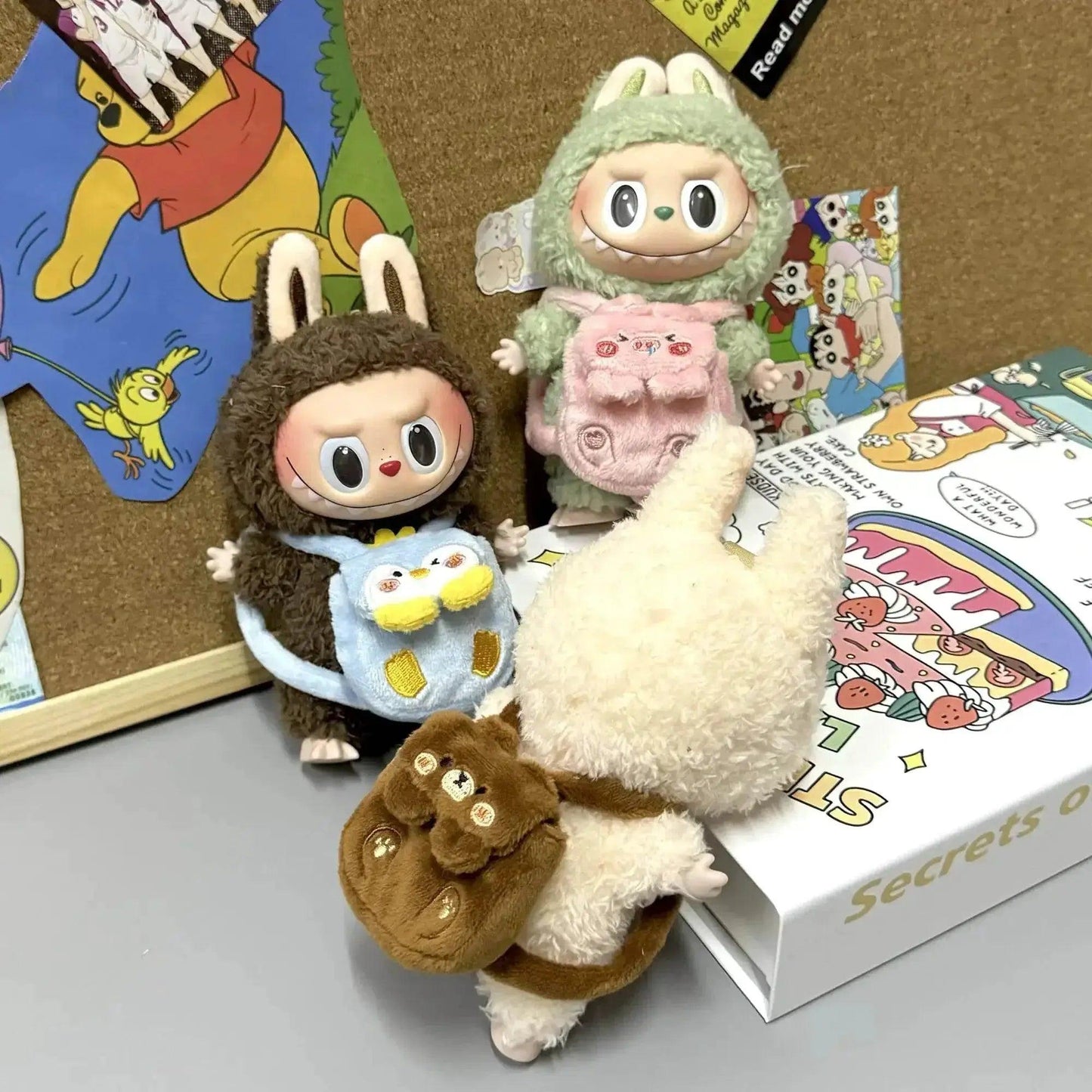  Animal Style 17Cm Labubu Backpack Doll Clothes Accessory -  ToylandEU™