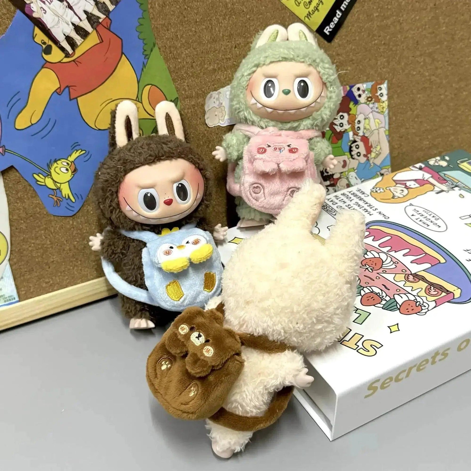  Animal Style 17Cm Labubu Backpack Doll Clothes Accessory -  ToylandEU™