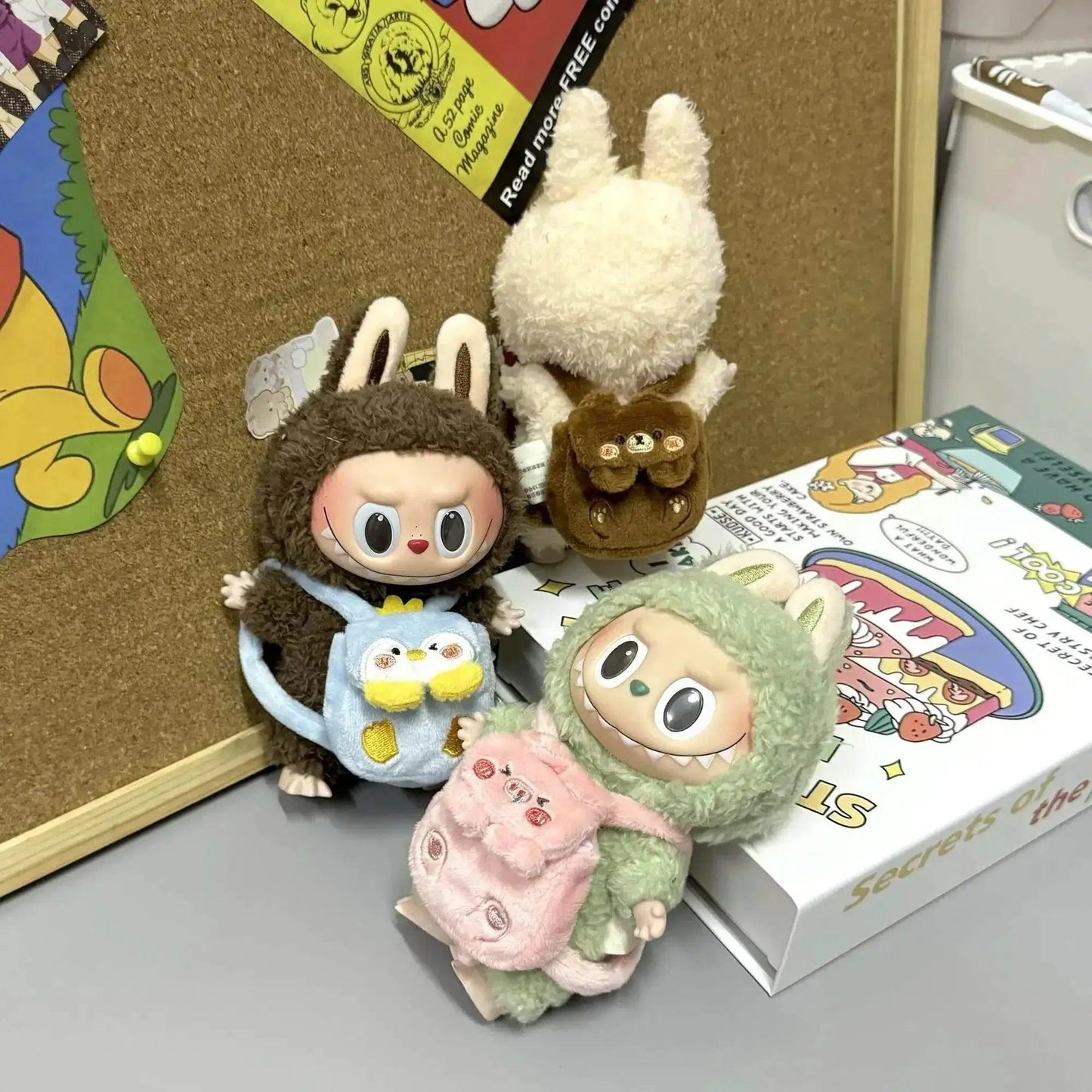  Animal Style 17Cm Labubu Backpack Doll Clothes Accessory -  ToylandEU™