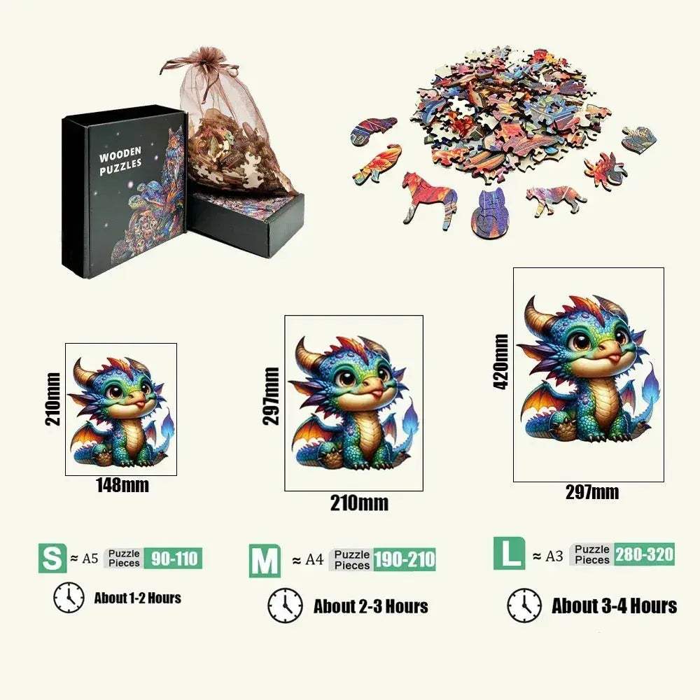 Animal Wooden Jigsaw Puzzles For Adults And Kids To Enjoy - ToylandEU