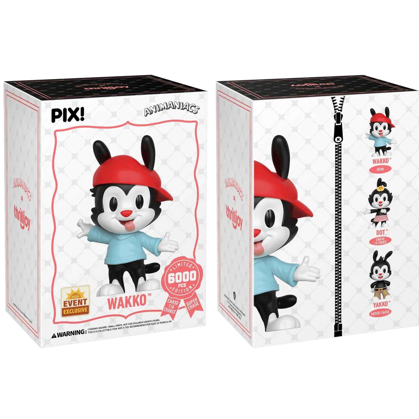Animaniacs Wakko PIX Vinyl Figure Mystery Box Chase