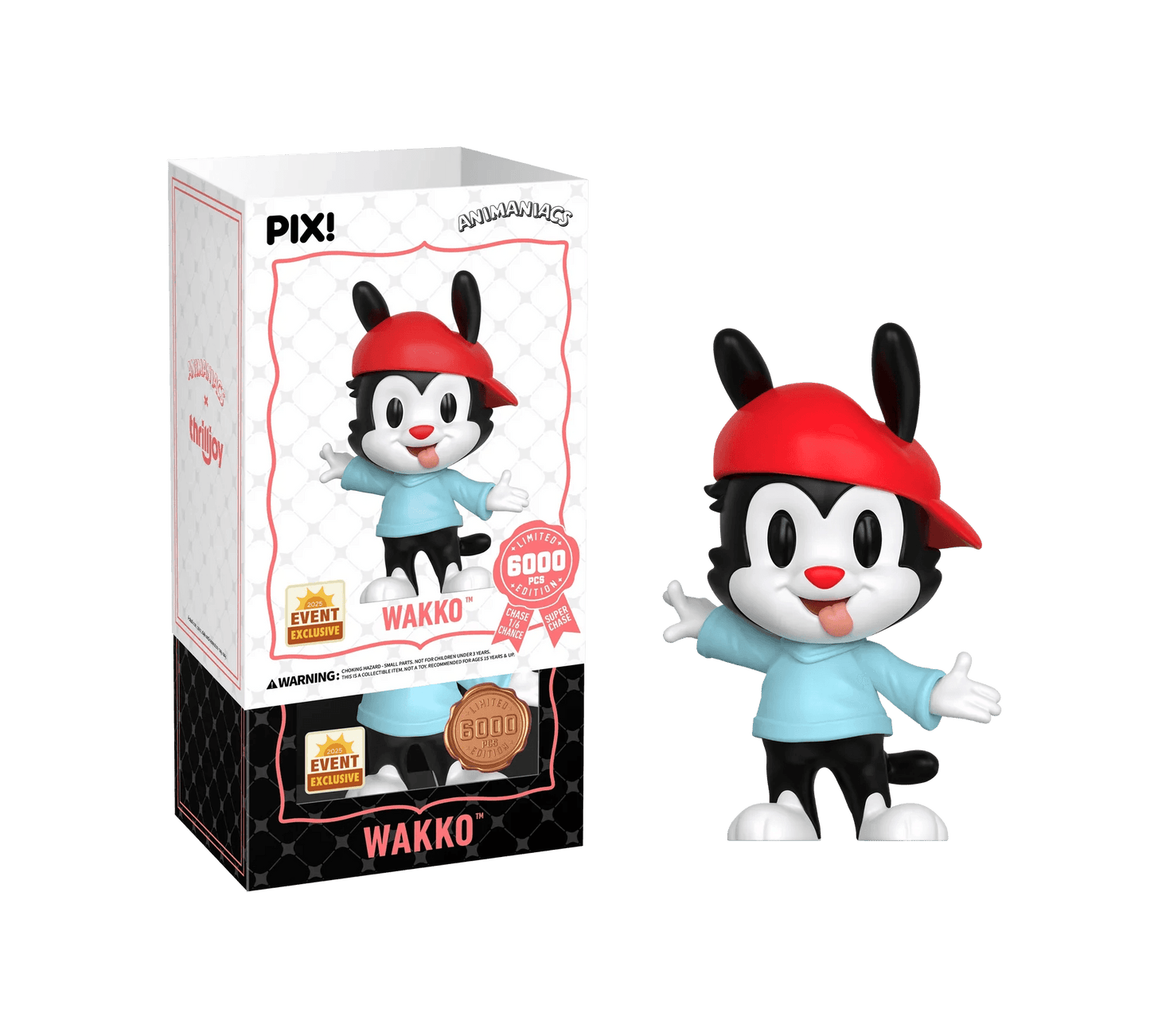 Animaniacs Wakko PIX Vinyl Figure Mystery Box Chase
