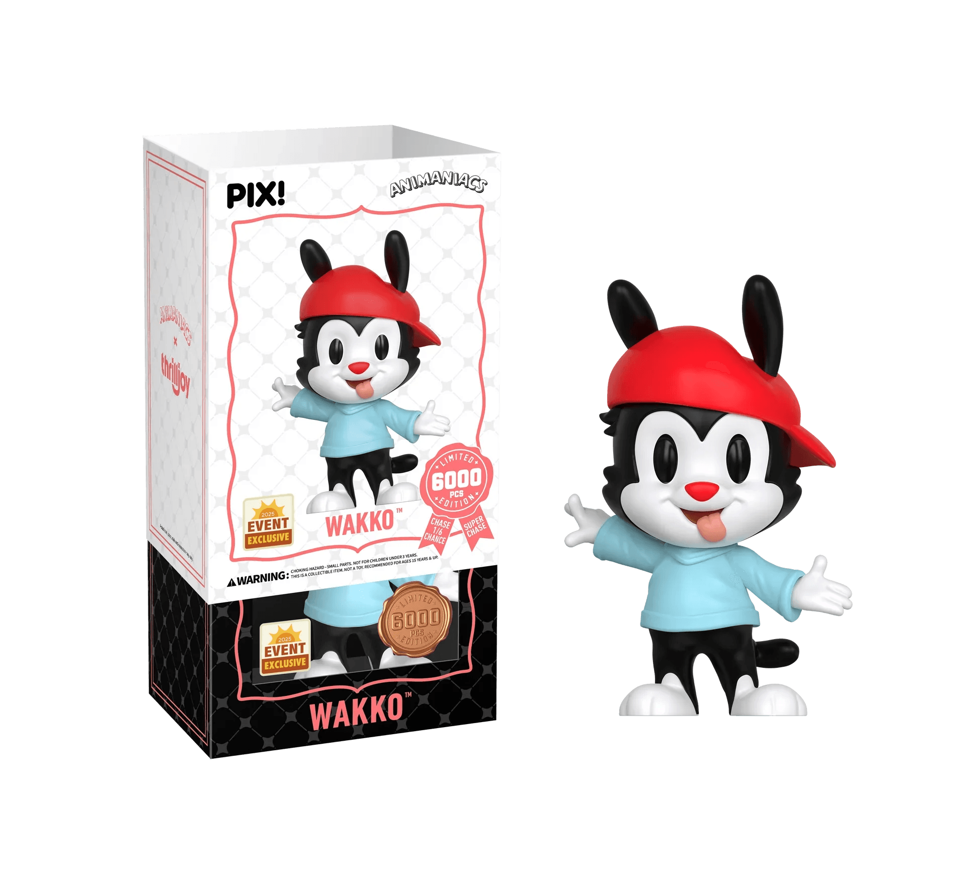 Animaniacs Wakko PIX Vinyl Figure Mystery Box Chase