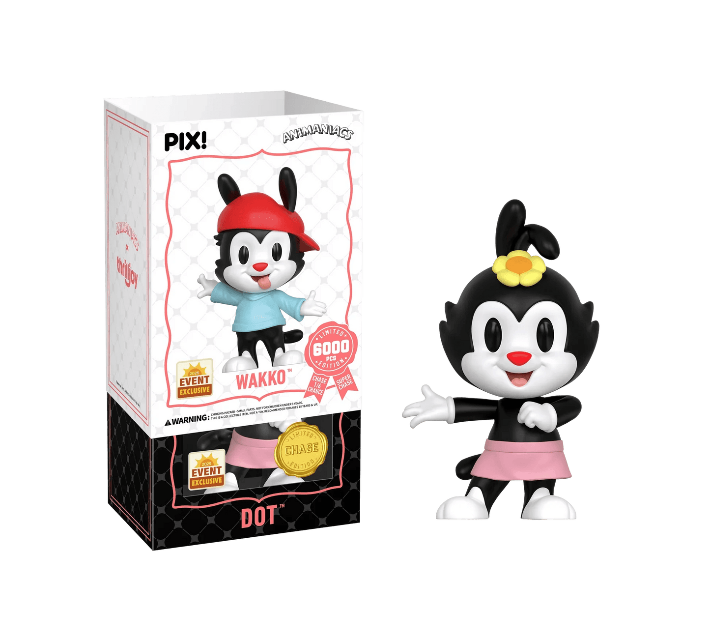 Animaniacs Wakko PIX Vinyl Figure Mystery Box Chase