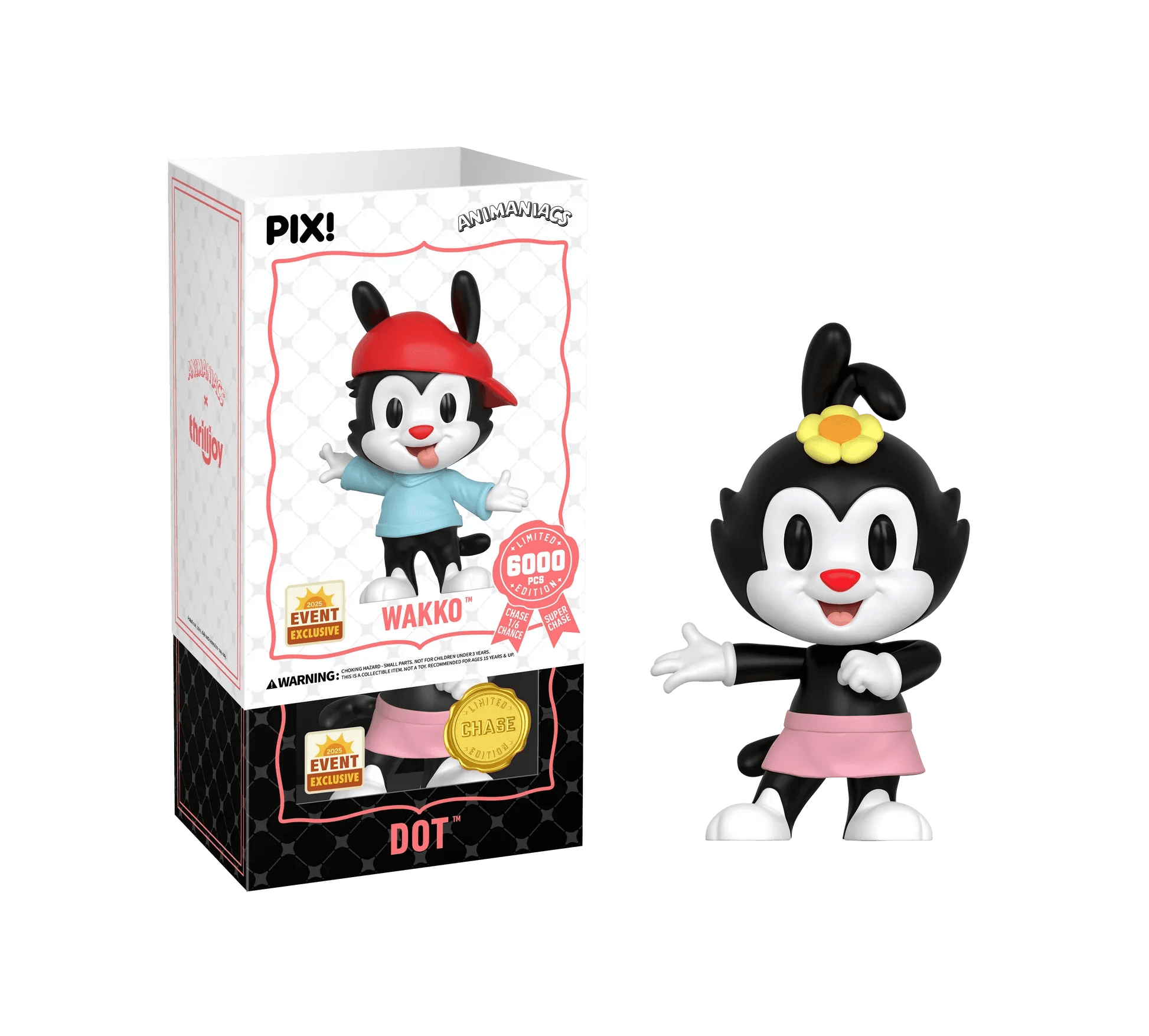 Animaniacs Wakko PIX Vinyl Figure Mystery Box Chase