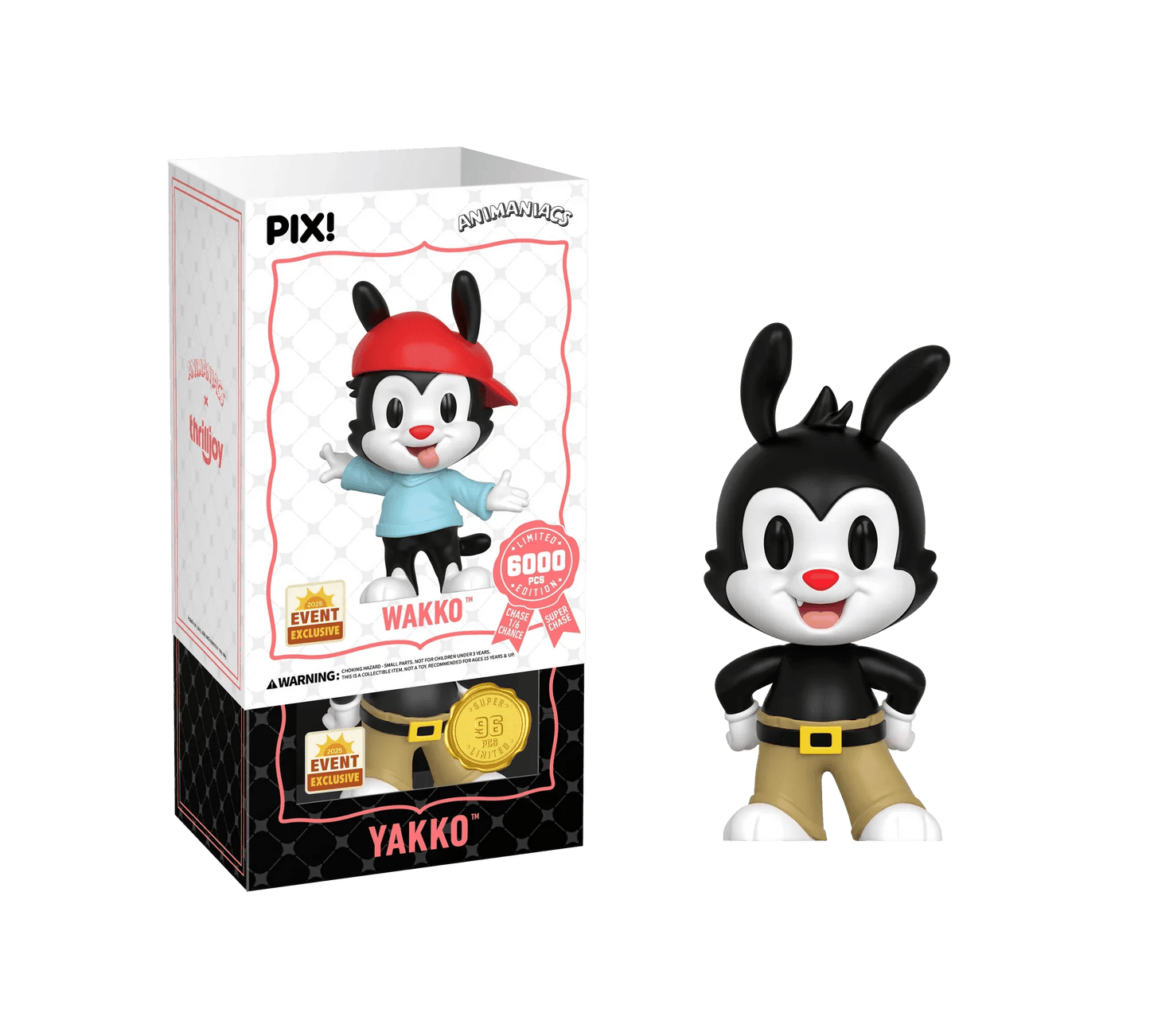 Animaniacs Wakko PIX Vinyl Figure Mystery Box Chase