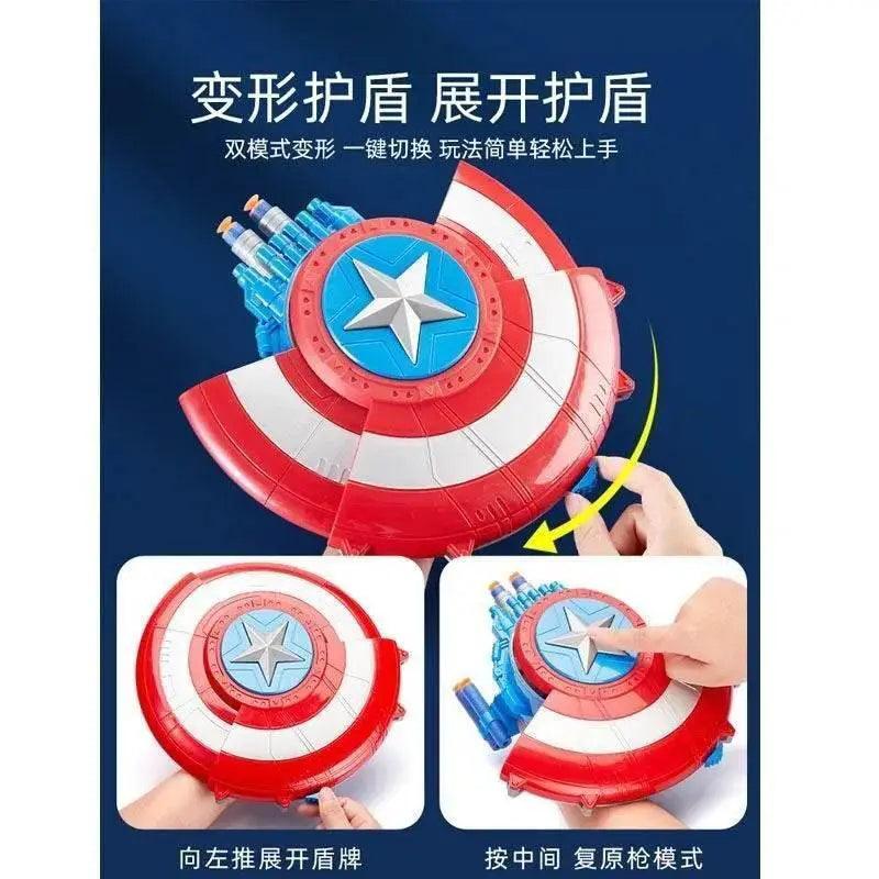  Animation Peripheral Marvel Captain America Shield Soft Bullet Launcher Toy -  ToylandEU™