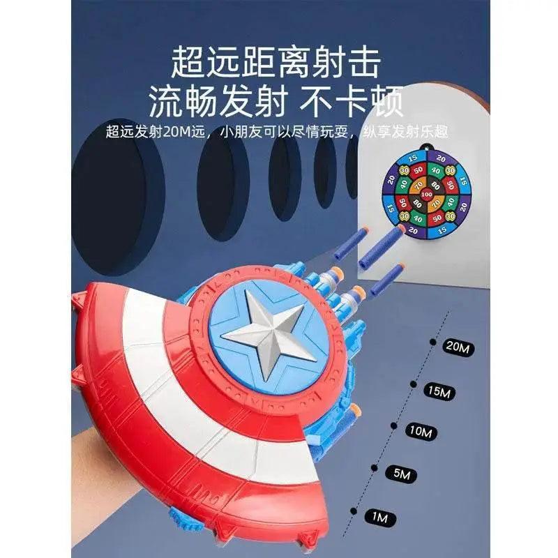  Animation Peripheral Marvel Captain America Shield Soft Bullet Launcher Toy -  ToylandEU™