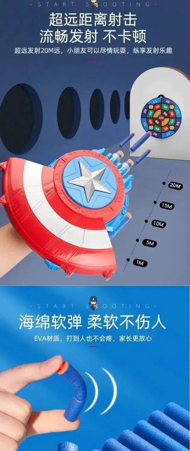  Animation Peripheral Marvel Captain America Shield Soft Bullet Launcher Toy -  ToylandEU™