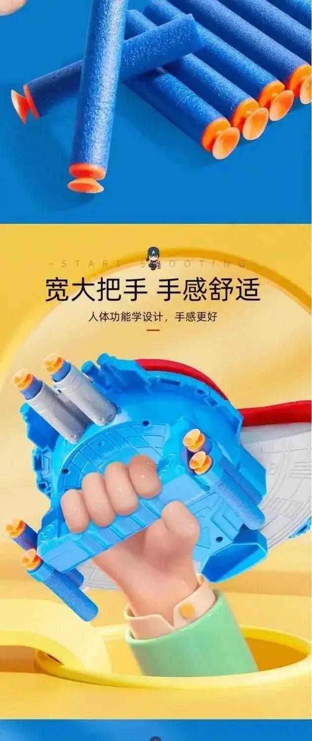  Animation Peripheral Marvel Captain America Shield Soft Bullet Launcher Toy -  ToylandEU™