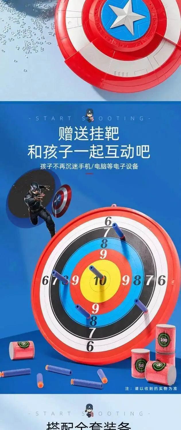  Animation Peripheral Marvel Captain America Shield Soft Bullet Launcher Toy -  ToylandEU™