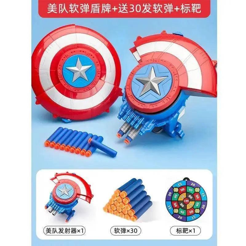  Animation Peripheral Marvel Captain America Shield Soft Bullet Launcher Toy -  ToylandEU™