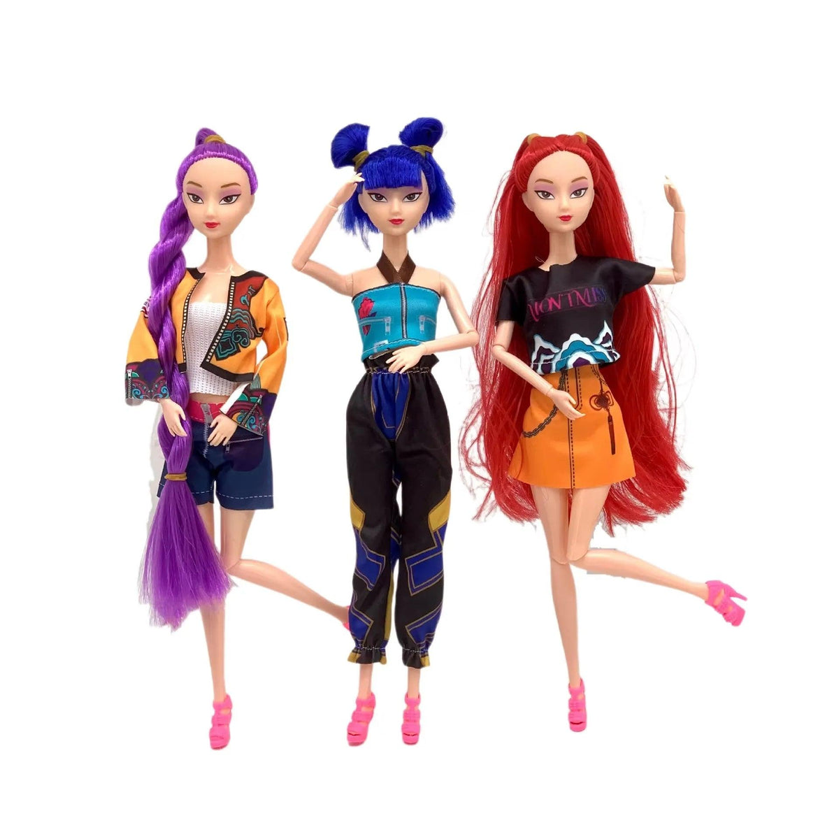 Anime Action Figure | Rumi Mira Zoey Set | Toylandeu™