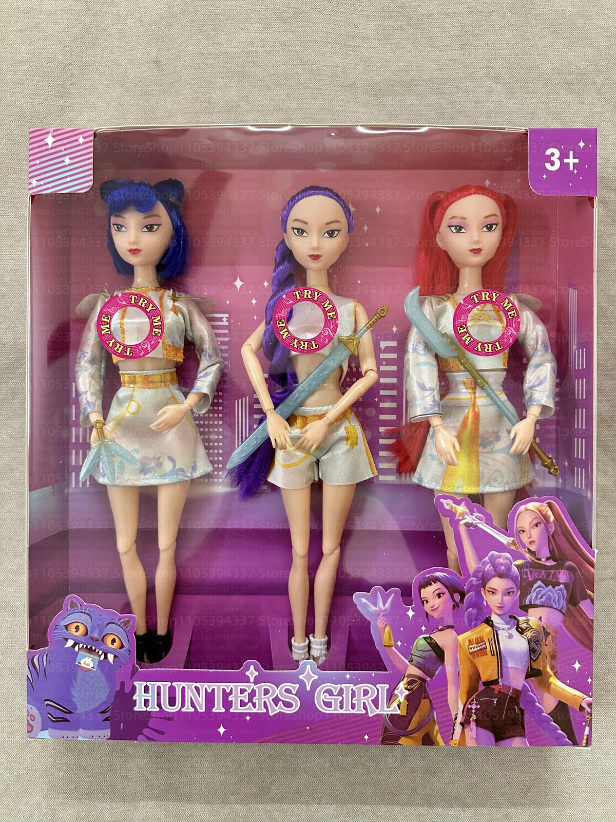 Anime Action Figure | Rumi Mira Zoey Set | Toylandeu™