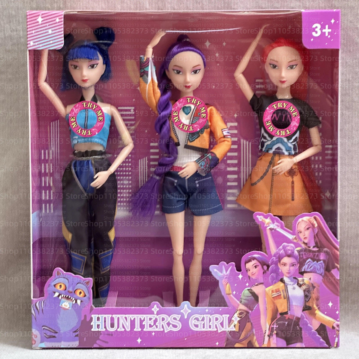 Anime Action Figure | Rumi Mira Zoey Set | Toylandeu™