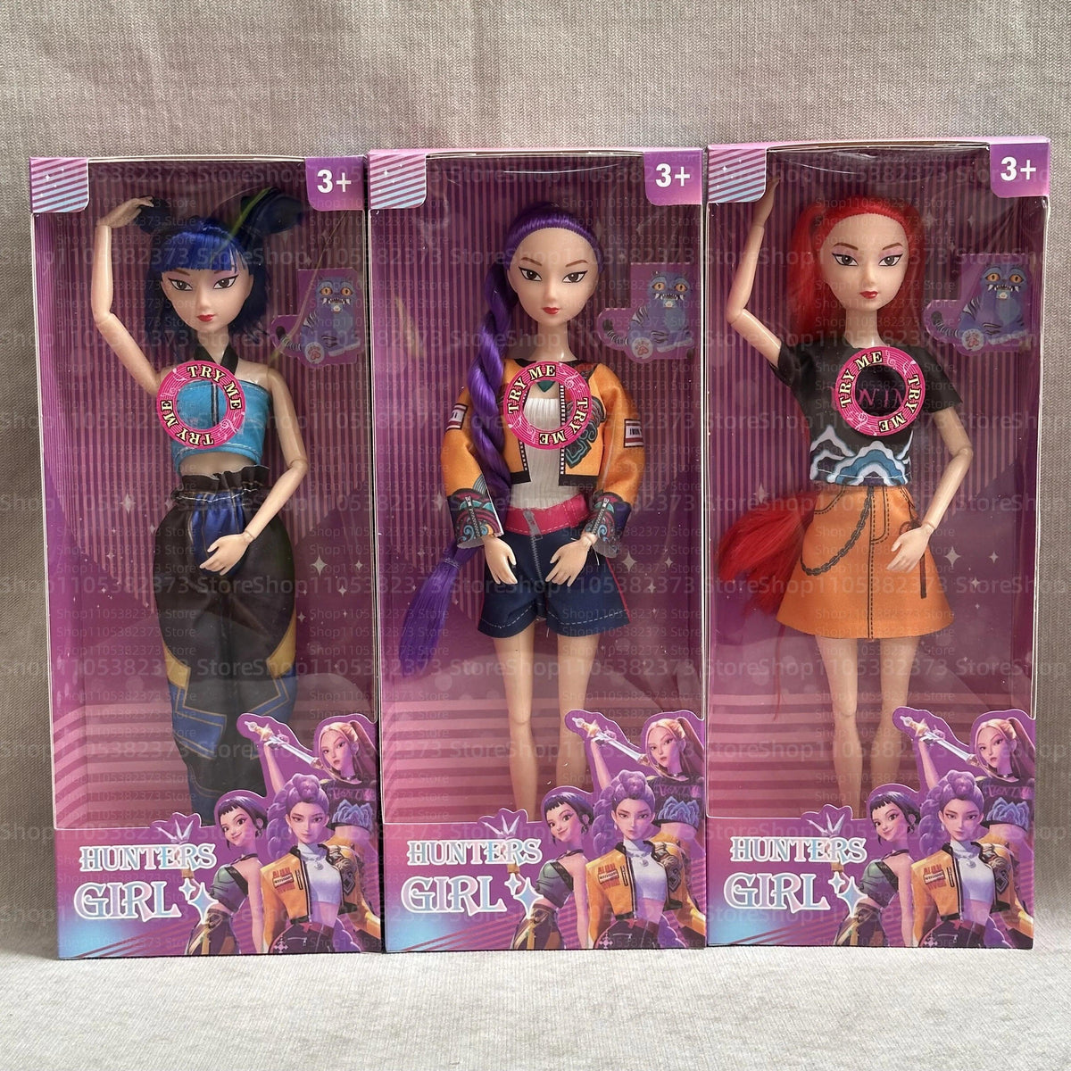 Anime Action Figure | Rumi Mira Zoey Set | Toylandeu™