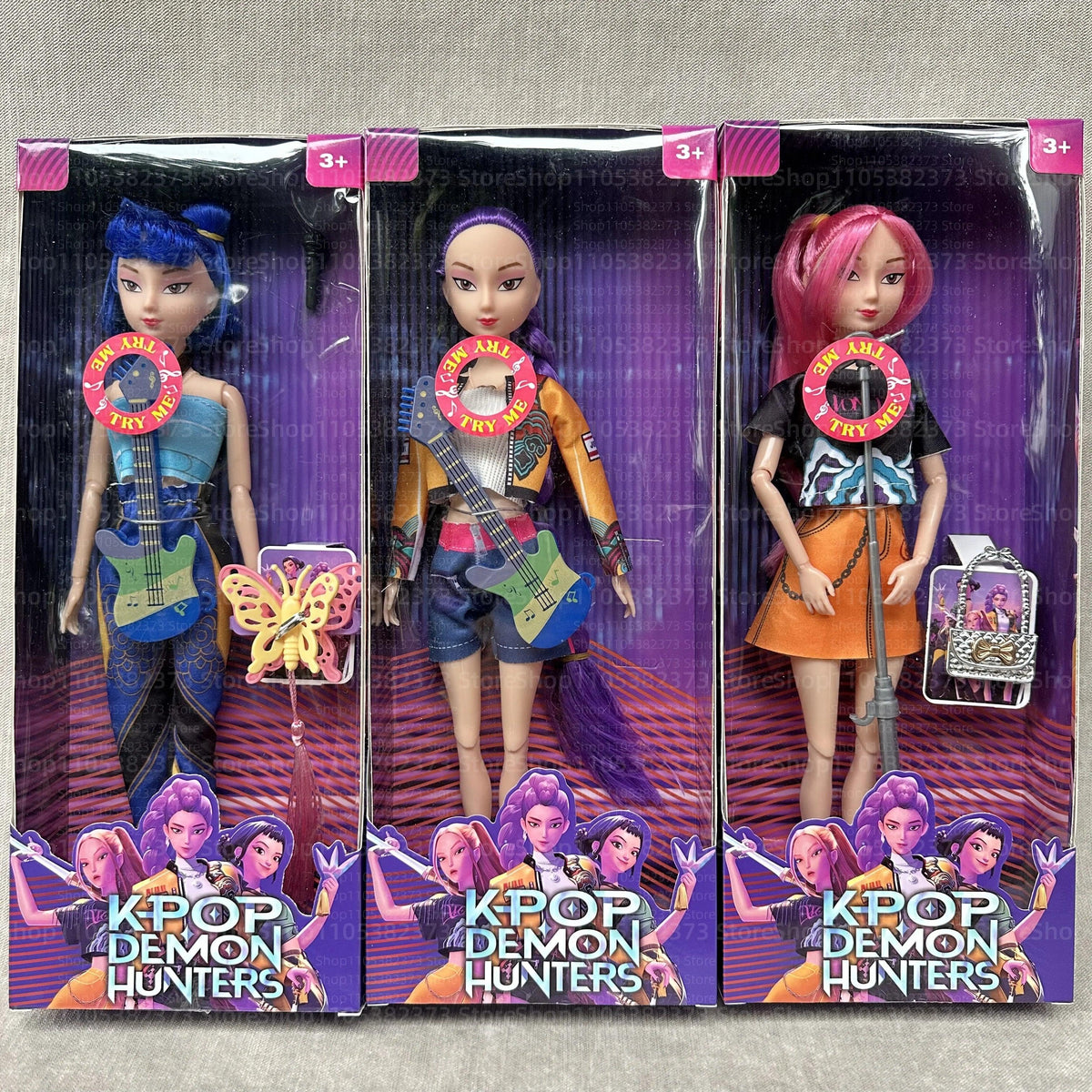 Anime Action Figure | Rumi Mira Zoey Set | Toylandeu™