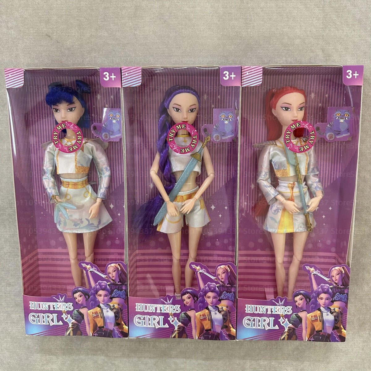 Anime Action Figure | Rumi Mira Zoey Set | Toylandeu™