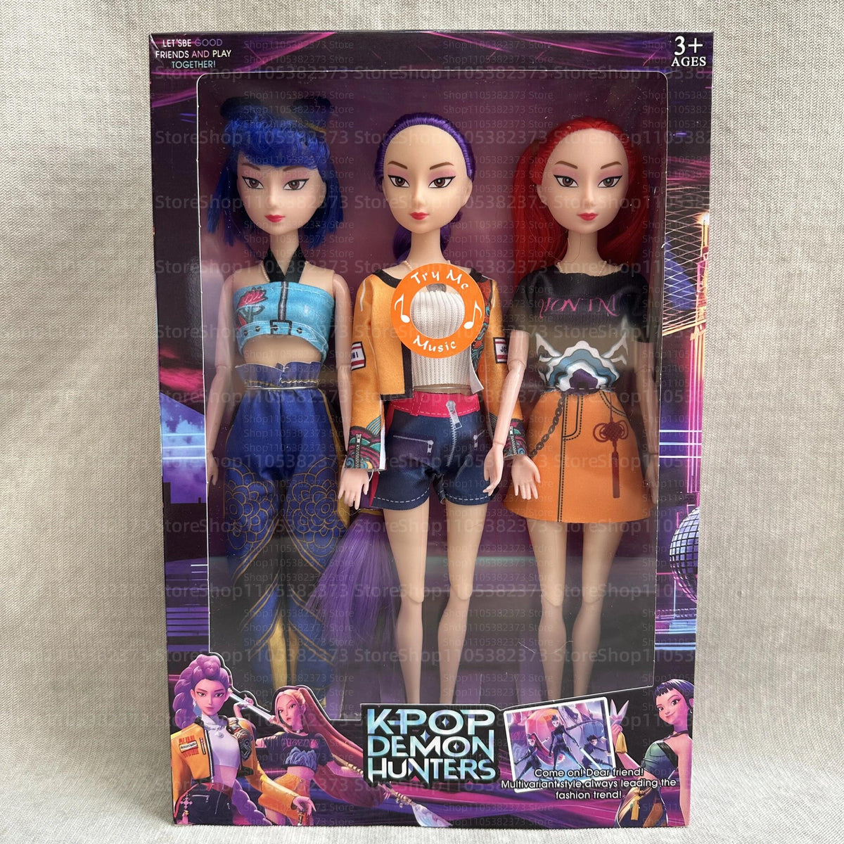 Anime Action Figure | Rumi Mira Zoey Set | Toylandeu™